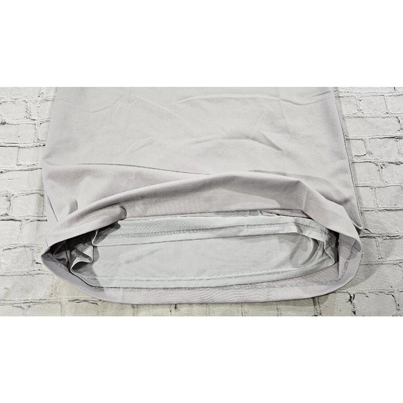 Dainty Jewell's Solid Gray 3/4 Sleeve Maxi Lined Dress WOMENS SIZE SMALL - Picture 7 of 15